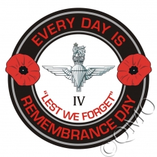 The 4th Btn Parachute Regiment Remembrance Day Sticker
